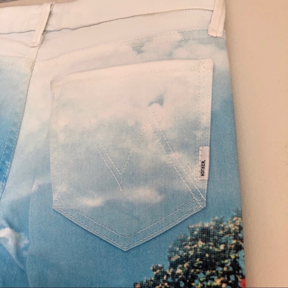 MOTHER Looker Skinny Ankle Crop Jeans Paradise 26 - Picture 9 of 16